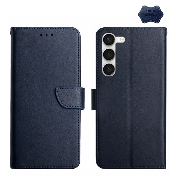 Genuine Leather Fingerprint-proof Flip Phone Case, For Motorola Moto E22 4G, For Motorola Moto G72 4G, For OPPO A17, For Realme 10 4G, For Realme 10 5G, For Realme C33, For Xiaomi Redmi A1+, For Samsung Galaxy S23 Ultra 5G, For Samsung Galaxy S23 5G   ...