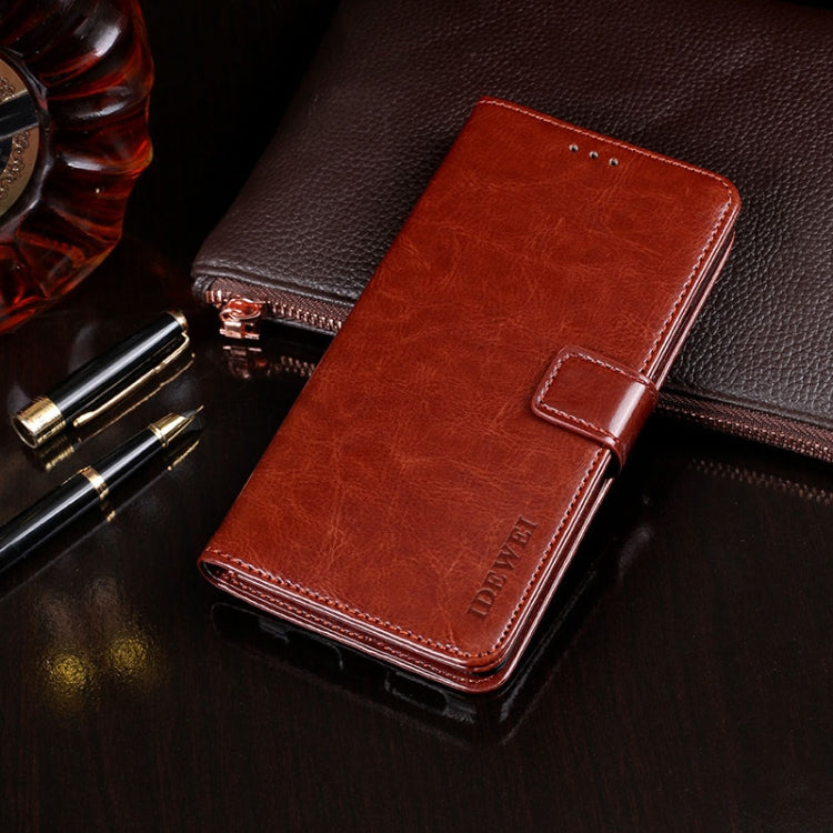 idewei Crazy Horse Texture Horizontal Flip Leather Case with Holder & Card Slots & Wallet, For Huawei Honor 30S, For Huawei Honor Play 4T Pro, For iPhone SE 2022 / SE 2020