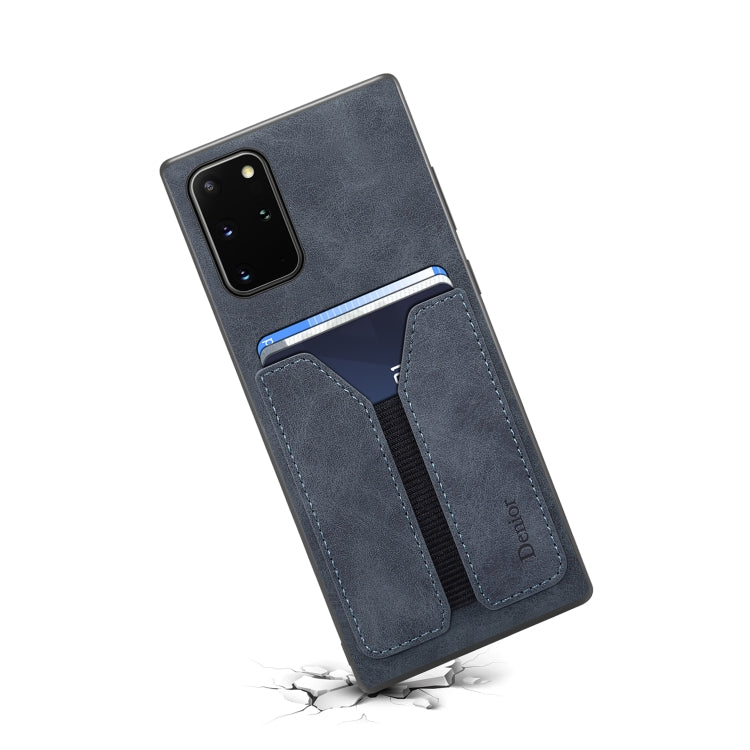 Denior DV Elastic Card PU Back Cover Phone Case, For Samsung Galaxy Note20, For Samsung Galaxy Note20 Ultra, For Samsung Galaxy S20, For Samsung Galaxy S20+, For Samsung Galaxy S20 Ultra, For Samsung Galaxy Note10