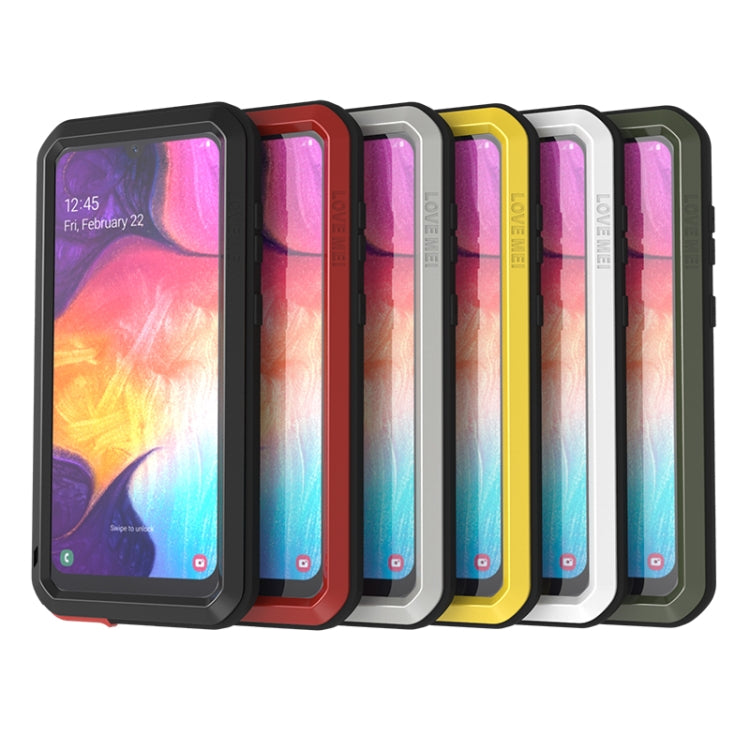 LOVE MEI Metal Shockproof Waterproof Dustproof Protective Case, For Samsung Galaxy S20 Plus, For Samsung Galaxy A30s, For Samsung Galaxy A30, For Samsung Galaxy A50s