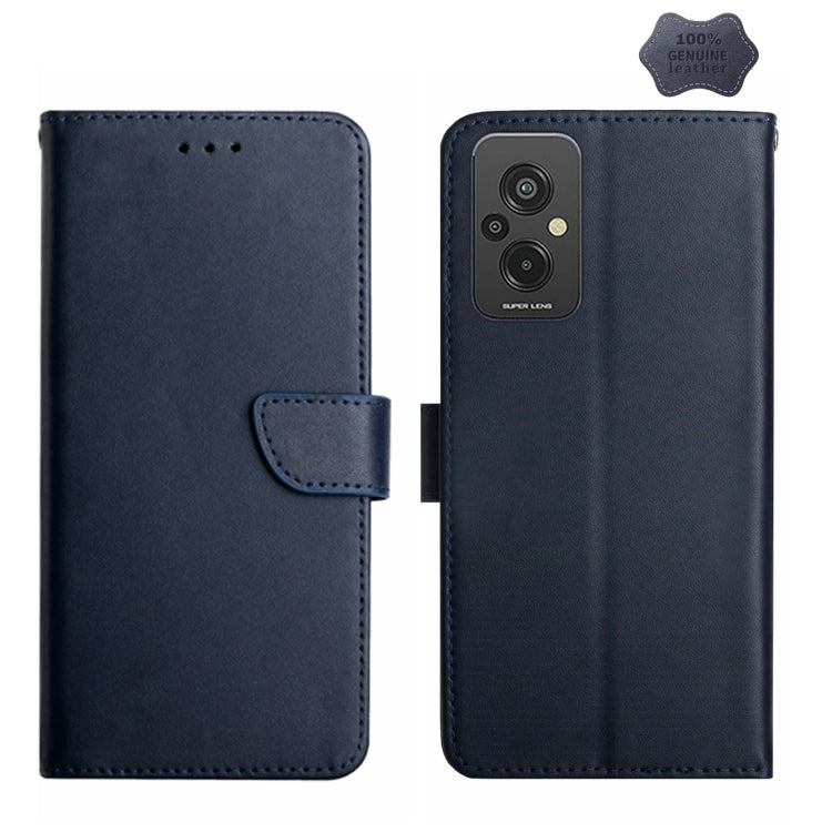 Genuine Leather Fingerprint-proof Flip Phone Case, For Xiaomi Redmi 11 Prime 4G, For Xiaomi Redmi 11 Prime 5G, For Xiaomi Redmi Note 12 China, For Xiaomi Redmi Note 12 Pro 5G China, For Xiaomi Redmi Note 12 Pro+ China/12 Explorer                       ...