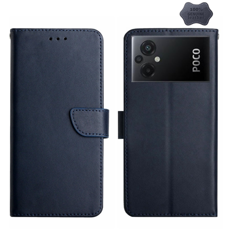 Genuine Leather Fingerprint-proof Flip Phone Case, For Xiaomi Redmi 11 Prime 4G, For Xiaomi Redmi 11 Prime 5G, For Xiaomi Redmi Note 12 China, For Xiaomi Redmi Note 12 Pro 5G China, For Xiaomi Redmi Note 12 Pro+ China/12 Explorer                       ...