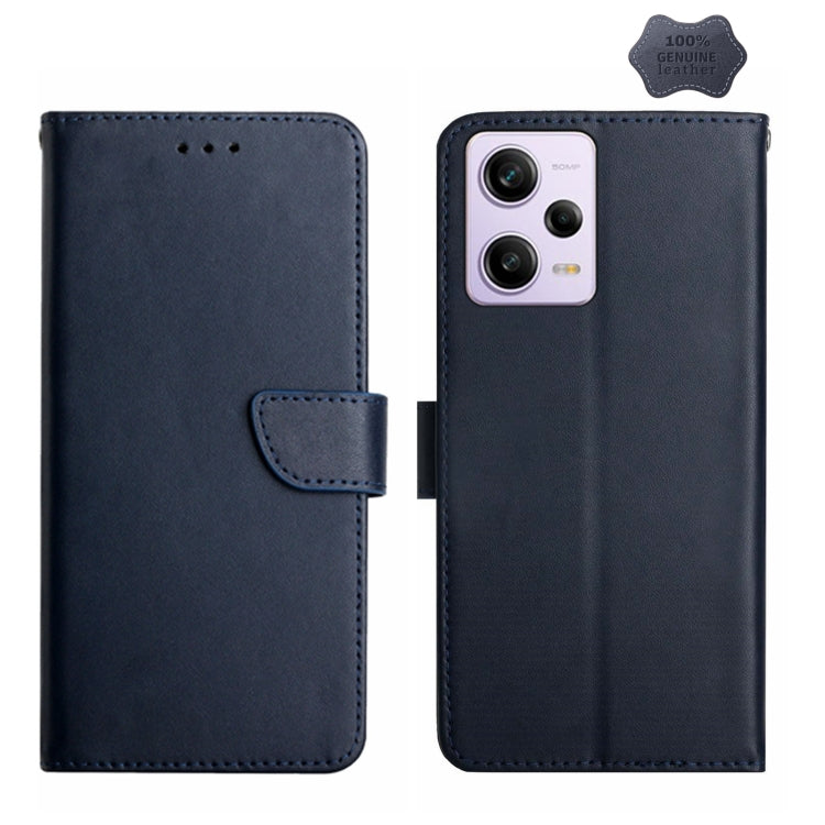 Genuine Leather Fingerprint-proof Flip Phone Case, For Xiaomi Redmi 11 Prime 4G, For Xiaomi Redmi 11 Prime 5G, For Xiaomi Redmi Note 12 China, For Xiaomi Redmi Note 12 Pro 5G China, For Xiaomi Redmi Note 12 Pro+ China/12 Explorer                       ...
