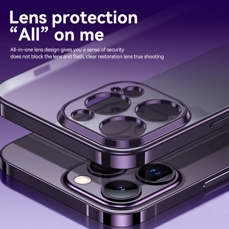 SULADA Electroplating Frosted All-inclusive TPU Phone Case, For iPhone 14 Pro Max