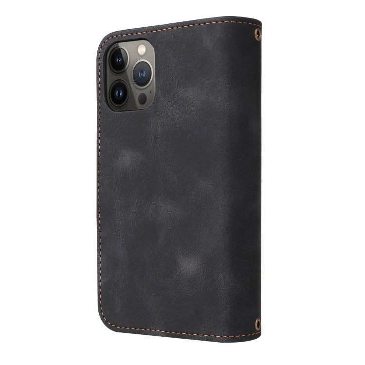 Multifunctional Card Slot Zipper Wallet Flip Leather Phone Case, For iPhone 13, For iPhone 13 Pro, For iPhone 13 Pro Max, For iPhone 14 Pro Max, For iPhone 14 Pro