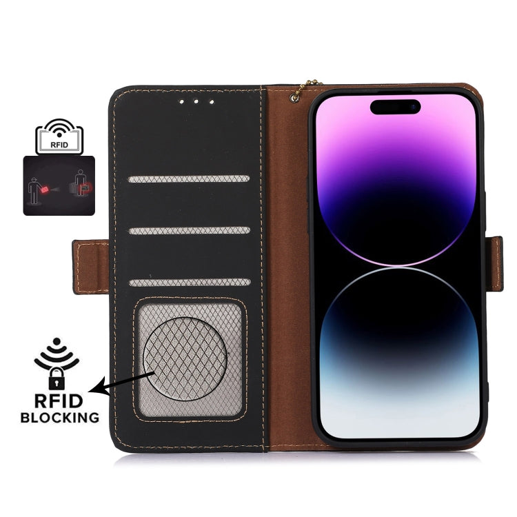 Genuine Leather Magnetic RFID Leather Phone Case, For iPhone 13 Pro Max, For iPhone 13 Pro, For iPhone 13, For iPhone 14 Plus, For iPhone 14 Pro Max, For iPhone 14 Pro