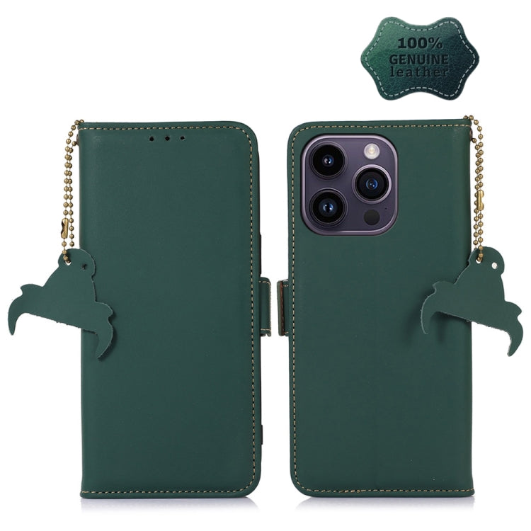 Genuine Leather Magnetic RFID Leather Phone Case, For iPhone 13 Pro Max, For iPhone 13 Pro, For iPhone 13, For iPhone 14 Plus, For iPhone 14 Pro Max, For iPhone 14 Pro