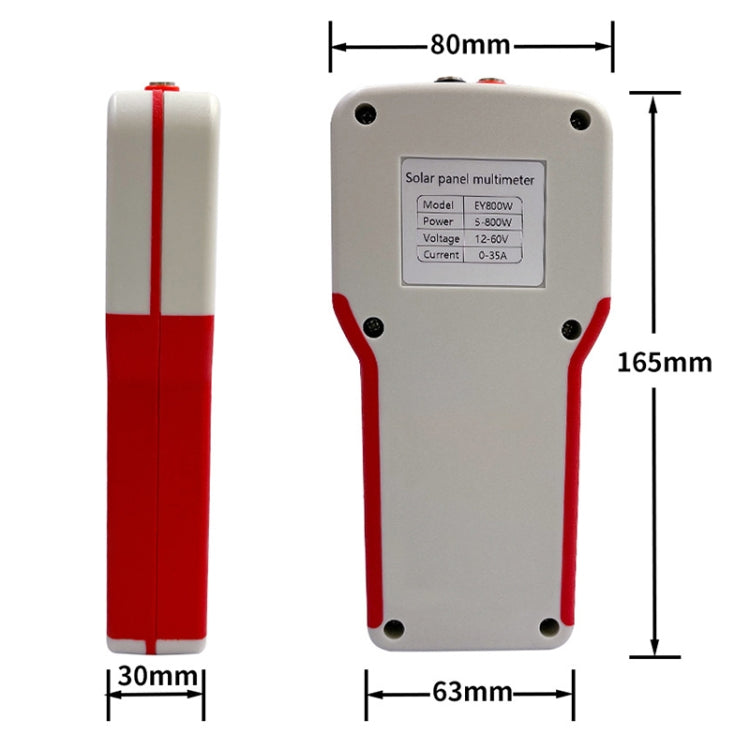 800W Solar Panel Power Supply Multimeter, EY800W