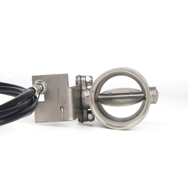 Oblique Sports Car Manually Open Exhaust Pipe Valve, For 51mm Tube