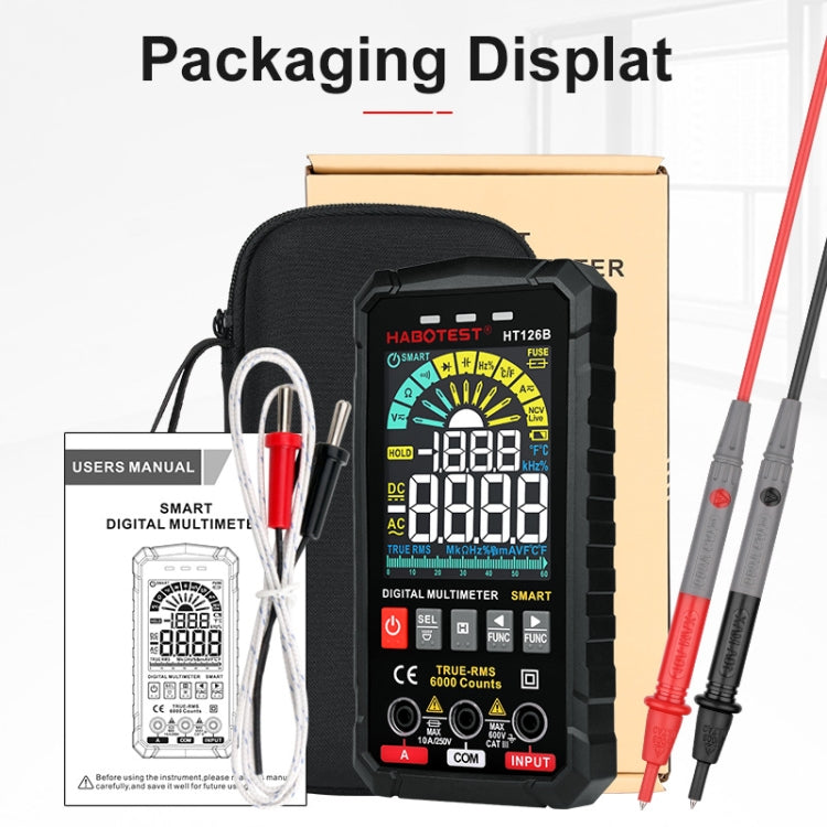 HABOTEST HT126B Digital High Precision Mini Multimeter, HT126B