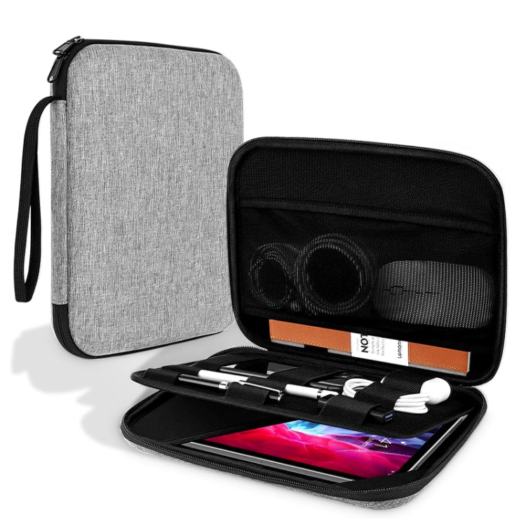 Multifunktionale, doppellagige EVA-Hartschalen-Aufbewahrungstasche für 9,7-11-Zoll-Tablets