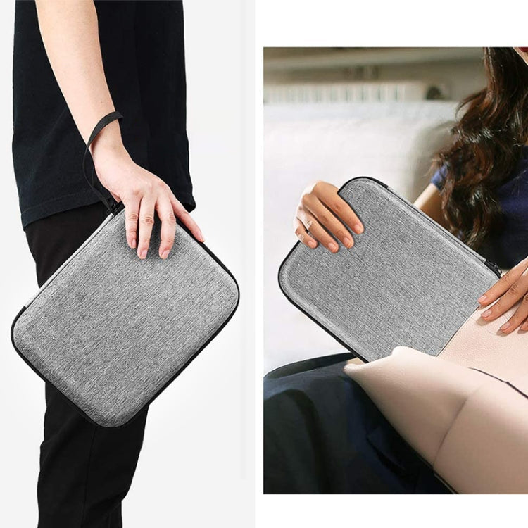 Multifunktionale, doppellagige EVA-Hartschalen-Aufbewahrungstasche für 9,7-11-Zoll-Tablets