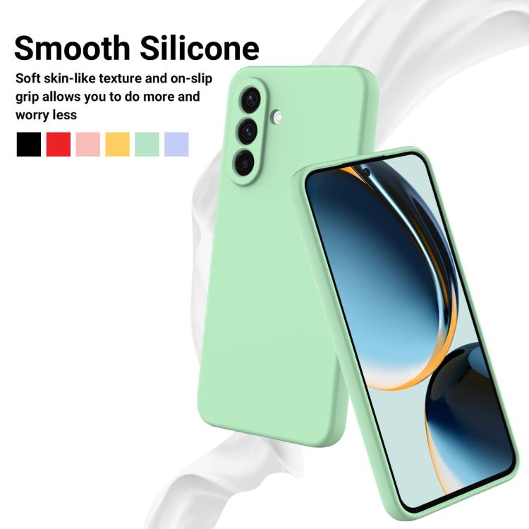 Solid Color Liquid Silicone Dropproof Full Coverage Phone Case, For Samsung Galaxy S25 FE 5G, For Samsung Galaxy S25 Edge 5G, For Samsung Galaxy S25 5G, For Samsung Galaxy S25+ 5G