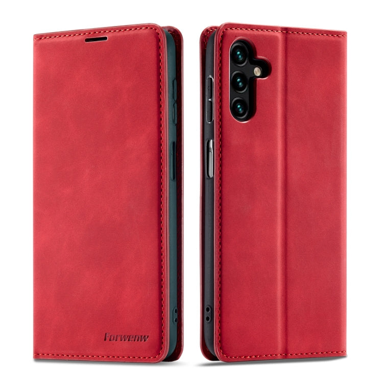 Forwenw Dream Series Oil Edge Strong Magnetism Leather Phone Case, For Samsung Galaxy S23 Ultra 5G, For Samsung Galaxy A14 5G, For Samsung Galaxy A54 5G, For iPhone 14, For iPhone 14 Plus, For iPhone 14 Pro