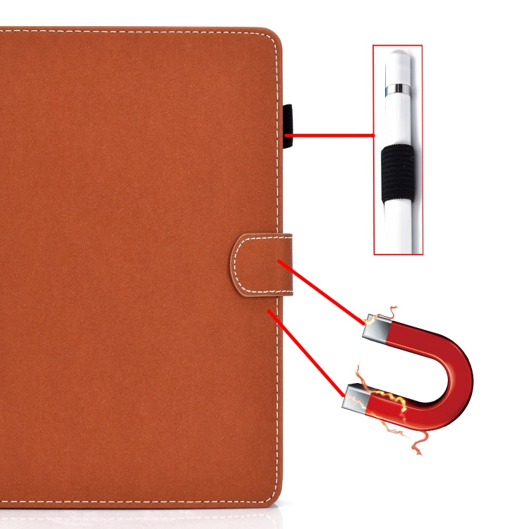 Solid Color Tablet PC Universal Magnetic Horizontal Flip Leather Case with Card Slots & Holder, For 7 inch, For 8 inch, For 10 inch