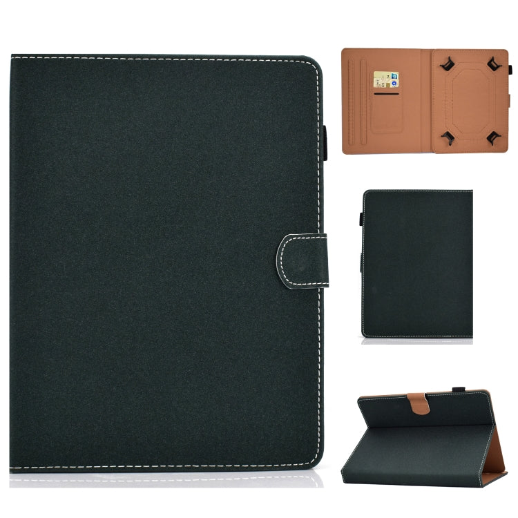 Solid Color Tablet PC Universal Magnetic Horizontal Flip Leather Case with Card Slots & Holder, For 7 inch, For 8 inch, For 10 inch