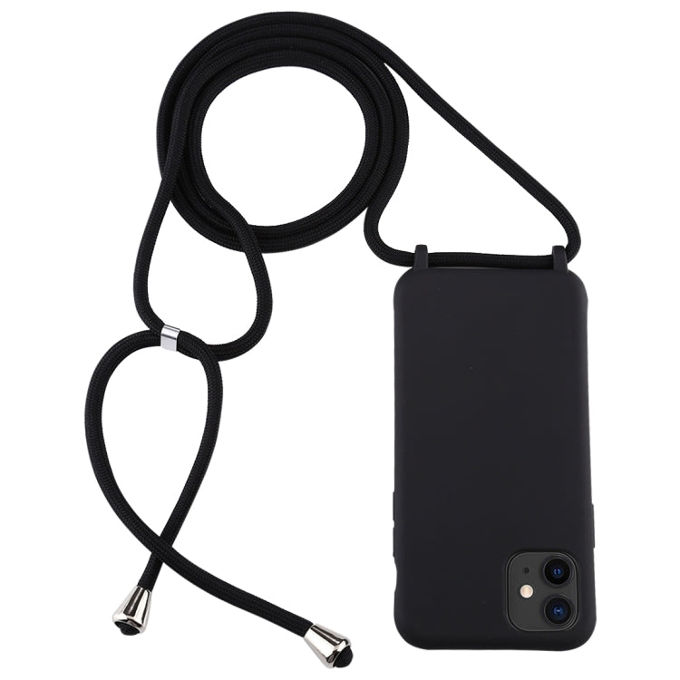 Candy Color TPU Protective Case with Lanyard, For iPhone 11, For iPhone 11 Pro, For iPhone 11 Pro Max