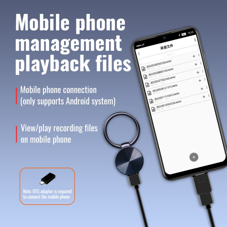 JNN S30 Round HD Noise Canceling Recorder, 4GB, 16GB, 32GB