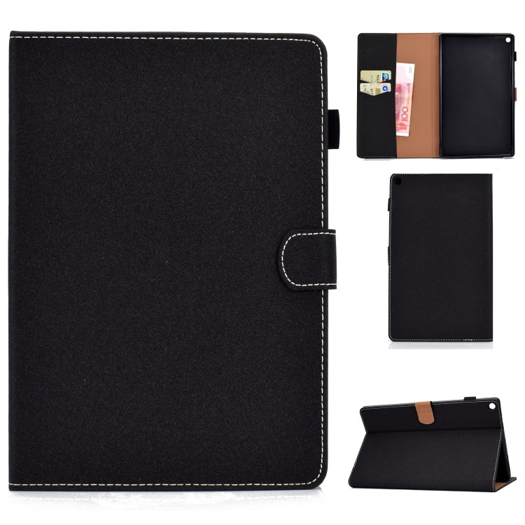 Einfarbige universelle magnetische Horizontal-Klapphülle aus Kunstleder mit Kartenfächern & Halterung, für Kindle Fire HD8 2016 / 2017, für Kindle Fire HD10 2015 / 2017, für Kindle Paperwhite 4 / 3 / 2 / 1, für Galaxy Tab A 10.1 (2016) T580