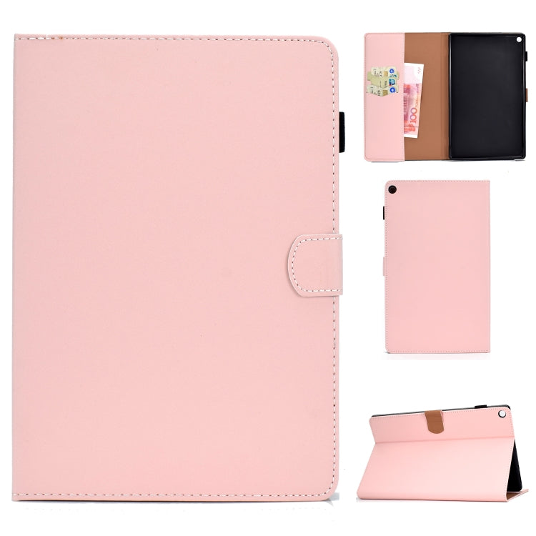 Einfarbige universelle magnetische Horizontal-Klapphülle aus Kunstleder mit Kartenfächern & Halterung, für Kindle Fire HD8 2016 / 2017, für Kindle Fire HD10 2015 / 2017, für Kindle Paperwhite 4 / 3 / 2 / 1, für Galaxy Tab A 10.1 (2016) T580
