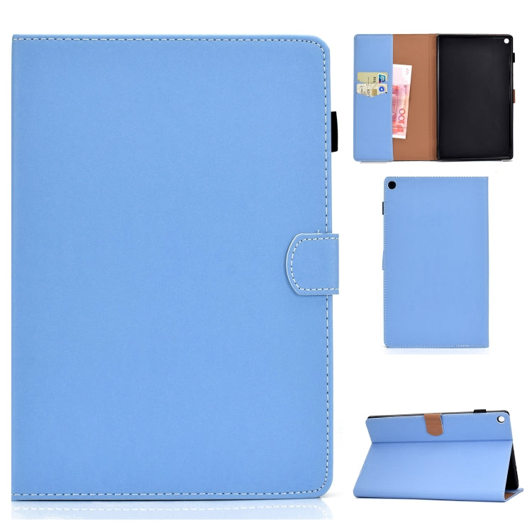 Einfarbige universelle magnetische Horizontal-Klapphülle aus Kunstleder mit Kartenfächern & Halterung, für Kindle Fire HD8 2016 / 2017, für Kindle Fire HD10 2015 / 2017, für Kindle Paperwhite 4 / 3 / 2 / 1, für Galaxy Tab A 10.1 (2016) T580