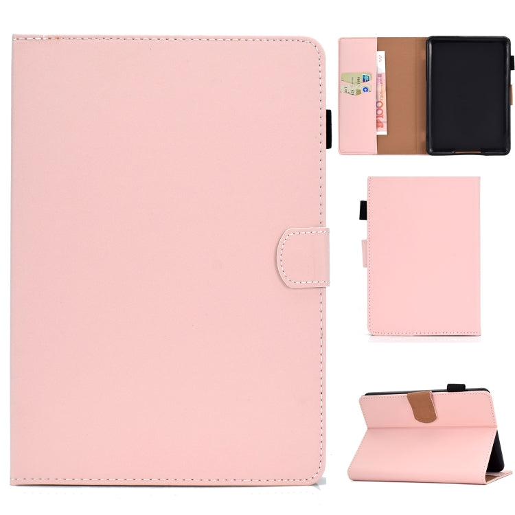 Einfarbige universelle magnetische Horizontal-Klapphülle aus Kunstleder mit Kartenfächern & Halterung, für Kindle Fire HD8 2016 / 2017, für Kindle Fire HD10 2015 / 2017, für Kindle Paperwhite 4 / 3 / 2 / 1, für Galaxy Tab A 10.1 (2016) T580