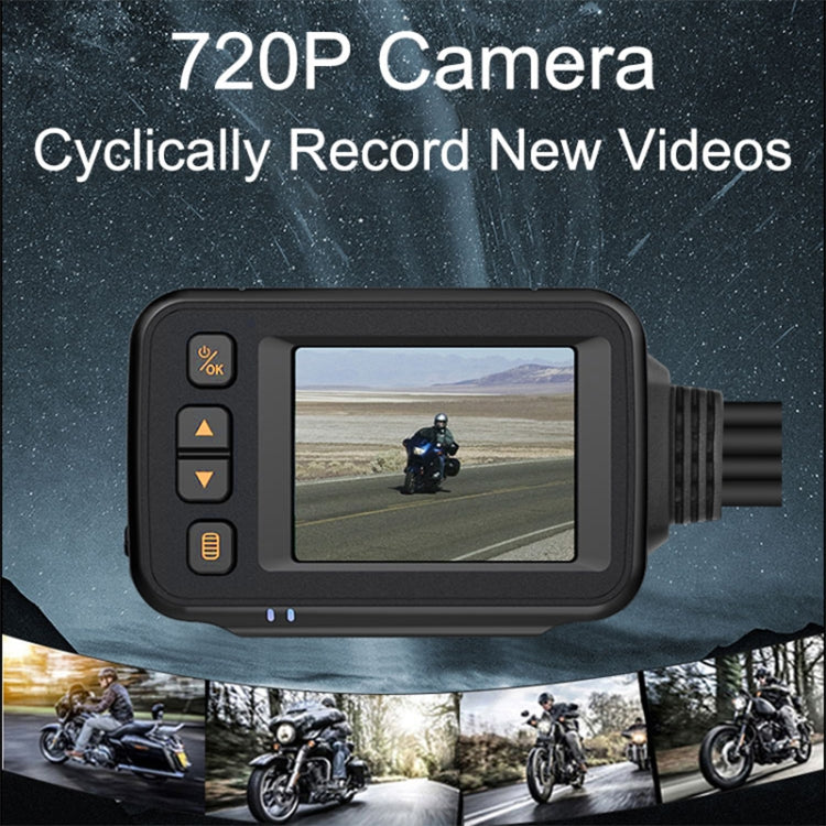 SE30 2.0 Zoll 1080P Wasserdichte HD Motorrad DVR, Unterstützt TF-Karte / Radfahren Video / Parküberwachung, SE30