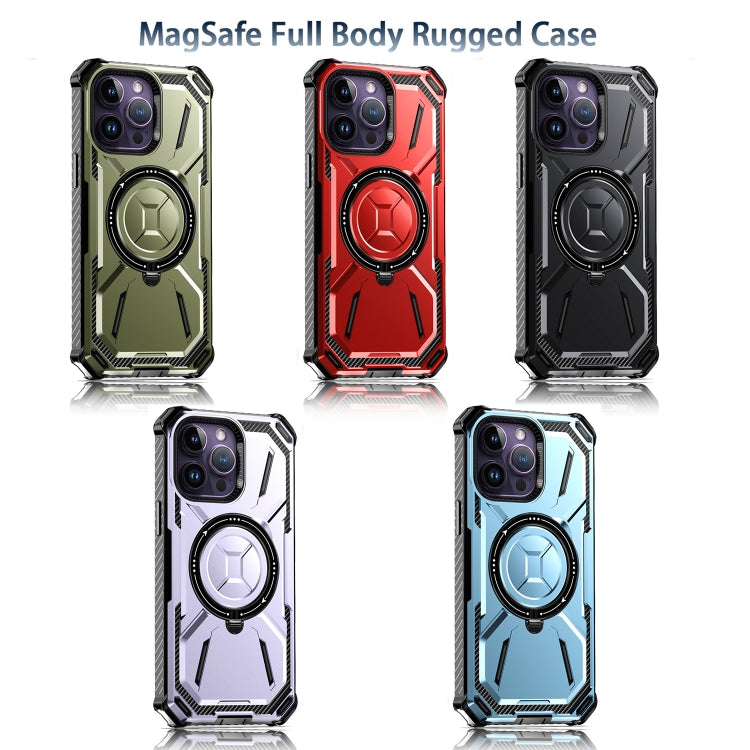 For iPhone 12 Pro Max Armor Series Holder Phone Case(Light Purple)