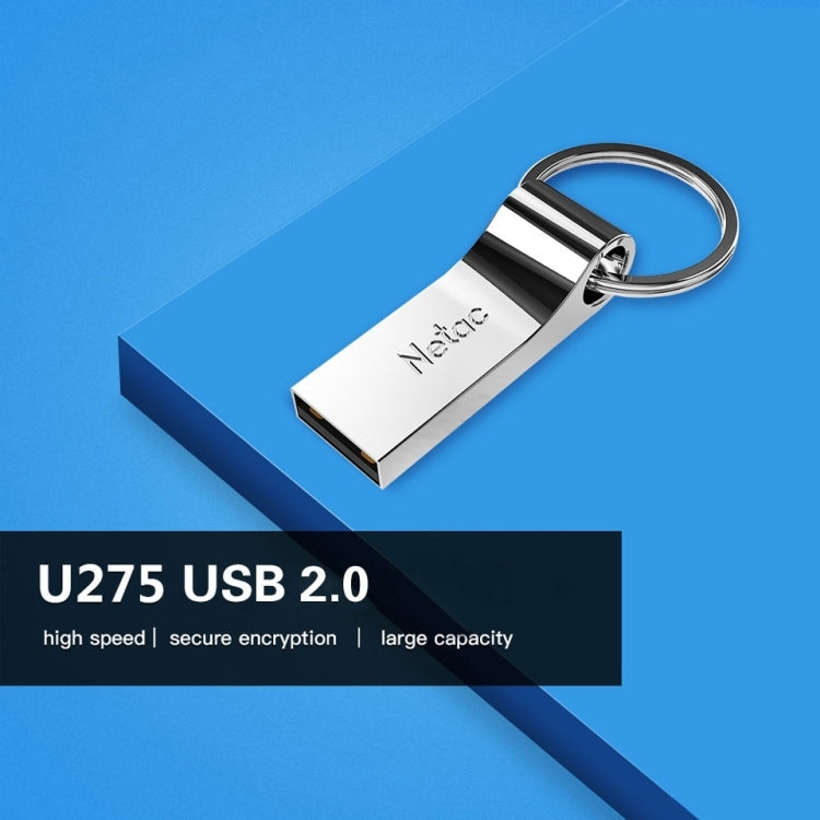 Netac U275 64GB USB 2.0 sicherer verschlüsselter USB-Stick aus Aluminiumlegierung, 64GB