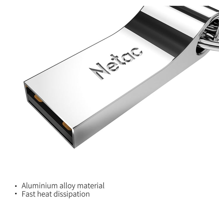 Netac U275 64GB USB 2.0 sicherer verschlüsselter USB-Stick aus Aluminiumlegierung, 64GB