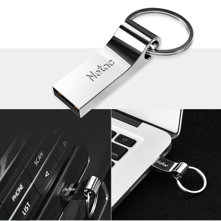 Netac U275 64GB USB 2.0 sicherer verschlüsselter USB-Stick aus Aluminiumlegierung, 64GB