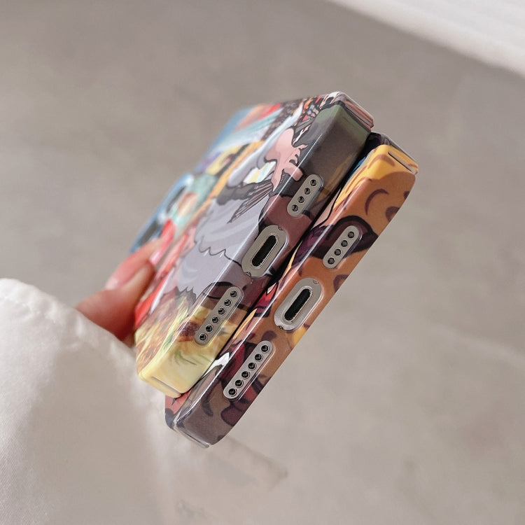 Oil Painting Glossy PC Phone Case, For iPhone 13 Pro Max, For iPhone 12, For iPhone 12 Pro, For iPhone 12 Pro Max, For iPhone 11, For iPhone 11 Pro Max