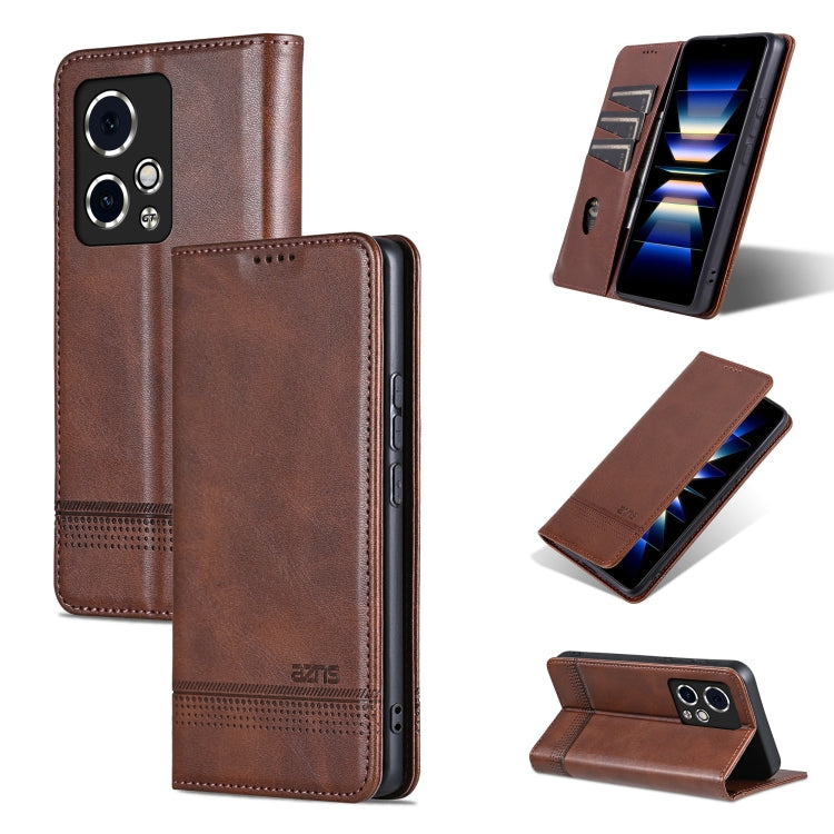 AZNS Magnetic Calf Texture Flip Leather Phone Case, For Honor 90 GT, For Honor Magic6 Lite 5G/X9b, For Honor Play 50 Plus, For Honor X50