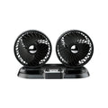 F622U Car Creative Folding Rotatable Double Head Electric Cooling Fan with Dual USB Charging Port, Style:USB Universal