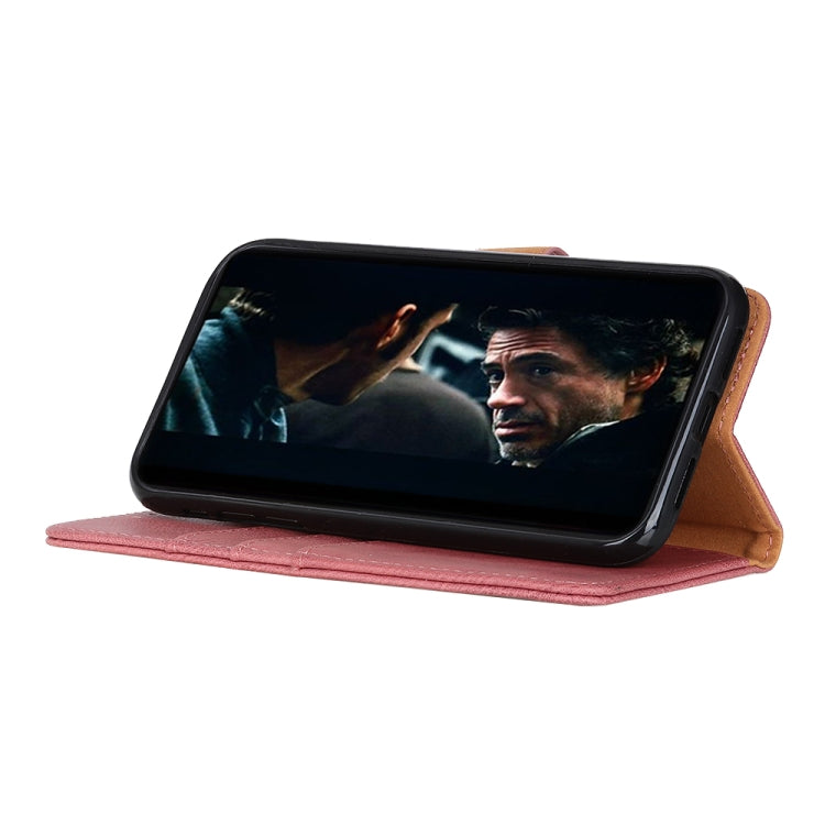 KHAZNEH Cowhide Texture Horizontal Flip Leather Case with Holder & Card Slots & Wallet, For Samsung Galaxy A21s