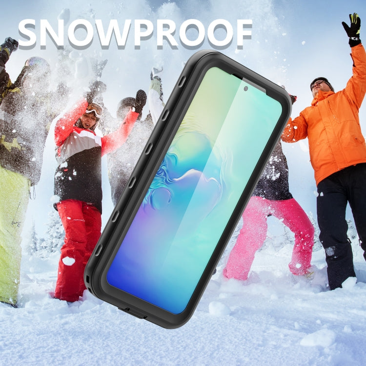 RedPepper Transparente punktierte stoßfeste wasserdichte PC + TPU Handyhülle für Samsung Galaxy A54 5G