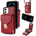 Zipper Hardware Card Wallet Phone Case, For iPhone 12 mini, For iPhone XS Max, For iPhone XS / X, For iPhone XR