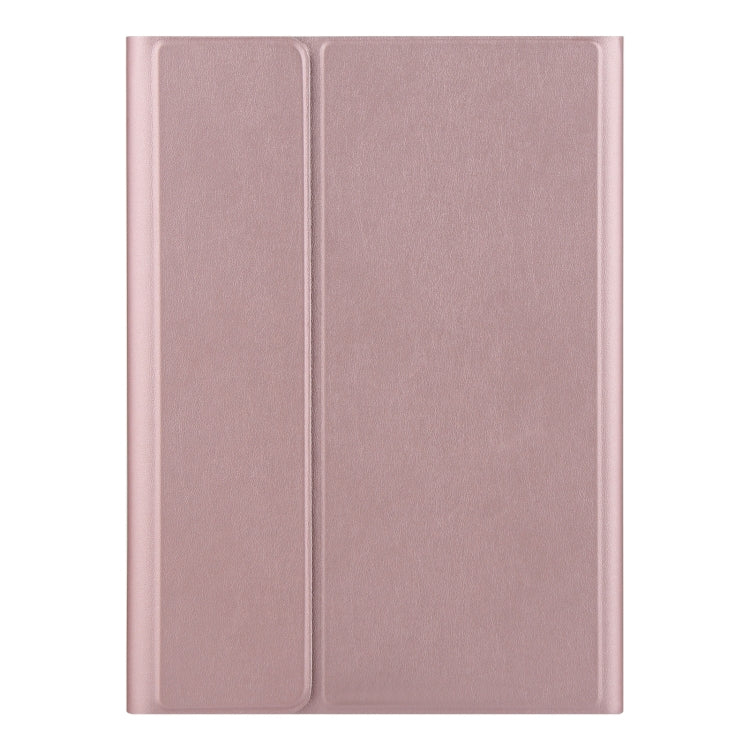Bluetooth-Tastatur-Lederhülle für Lenovo Tab M10 3rd Gen TB-328XU (Roségold)