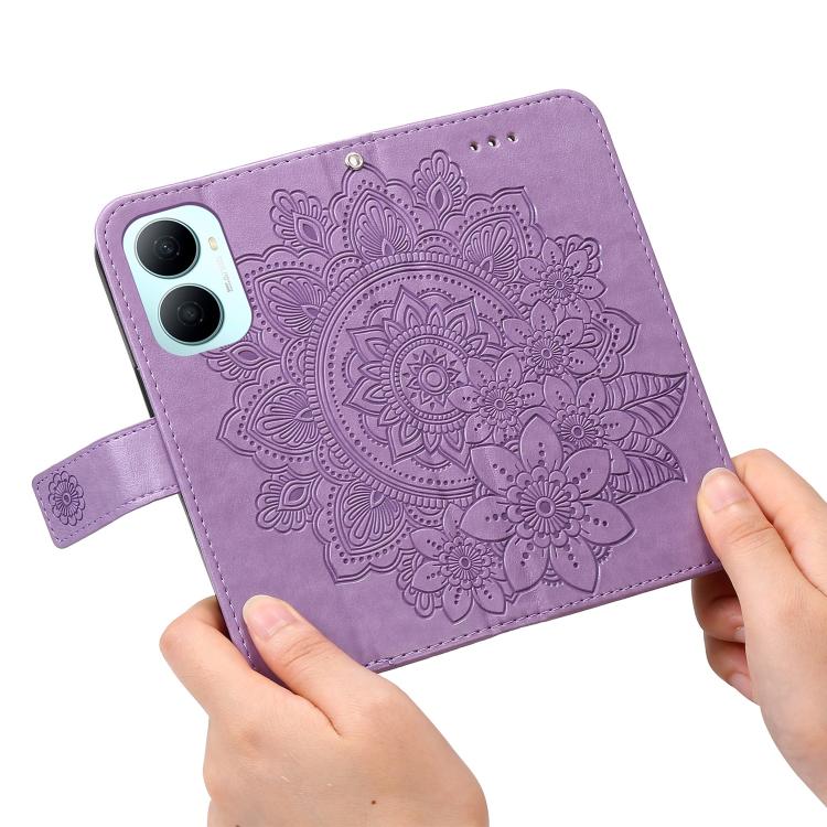 Seven-petal Flowers Embossing Leather Phone Case, For Huawei nova 15 Pro / nova 15 Ultra, For Huawei Mate 70 Air 5G, For Huawei nova 14 Lite, For Huawei Maimang 40 5G