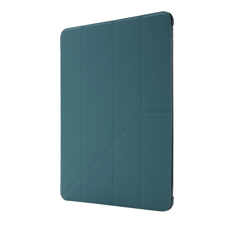 Airbag-Deformations-Lederhülle mit Standfuß & Stifthalter, für iPad 10.2 2021 / 2020 / 2019, für iPad Mini (2019), für iPad Mini 4