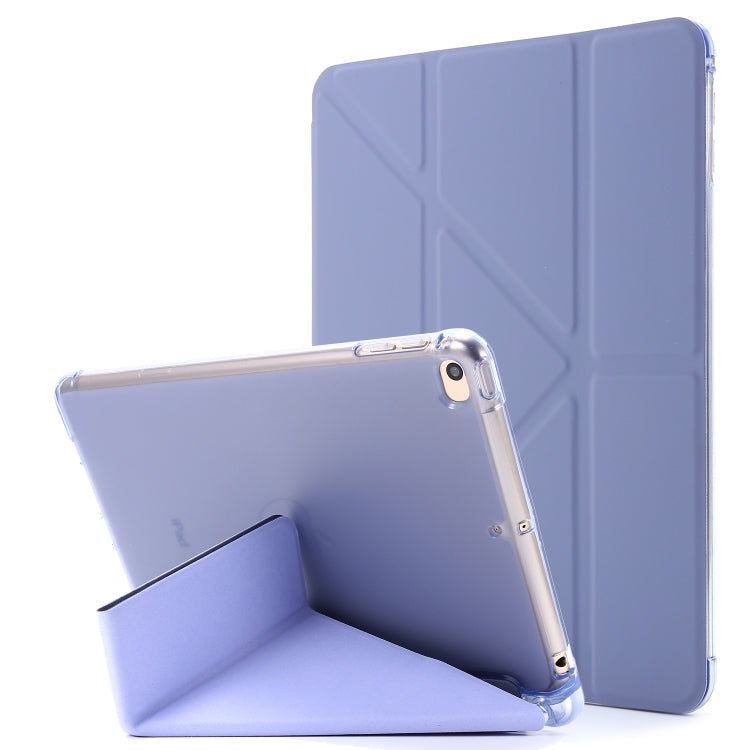 Airbag-Deformations-Lederhülle mit Standfuß & Stifthalter, für iPad 10.2 2021 / 2020 / 2019, für iPad Mini (2019), für iPad Mini 4