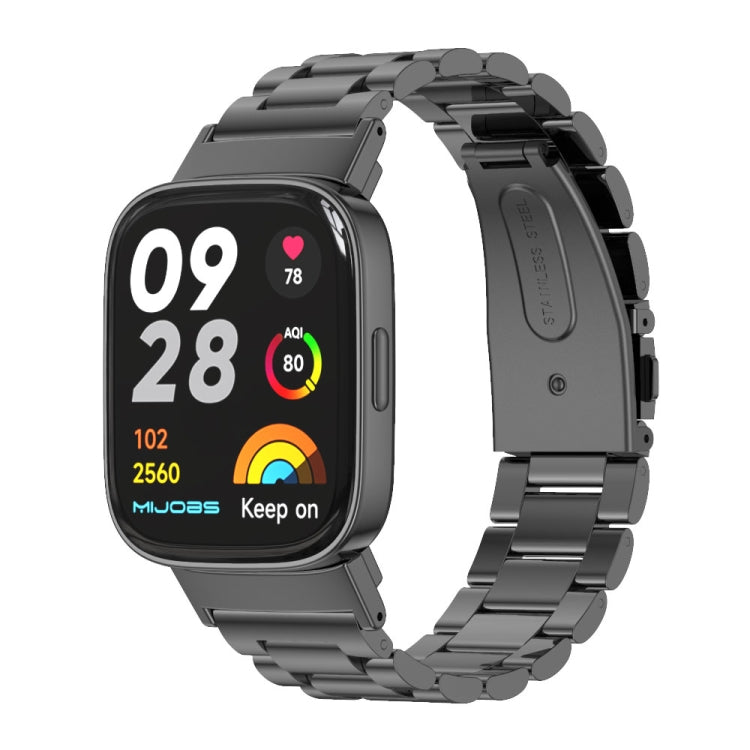 Mijobs Drei-Glied-Metallarmband aus Edelstahl, für Redmi Watch 3