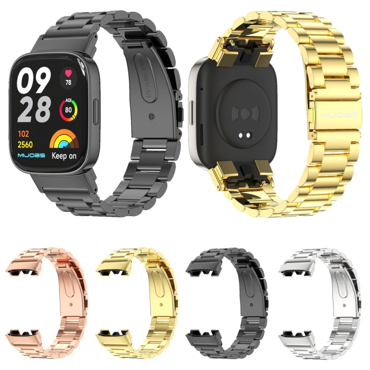 Mijobs Drei-Glied-Metallarmband aus Edelstahl, für Redmi Watch 3