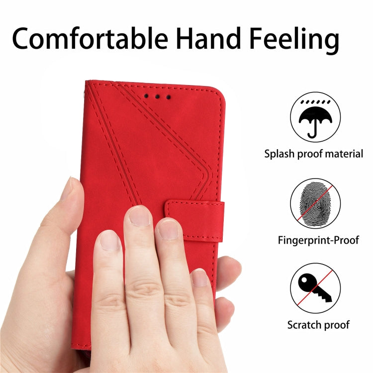 Stitching Embossed Leather Phone Case, For Motorola Moto G Play 2025, For Motorola Moto G75 5G, For Motorola Moto G35 5G, For Motorola Moto G55 5G