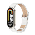 Mijobs Mikrofasern-PU-Lederarmband für Xiaomi Smart Band 10 / 9 / 8