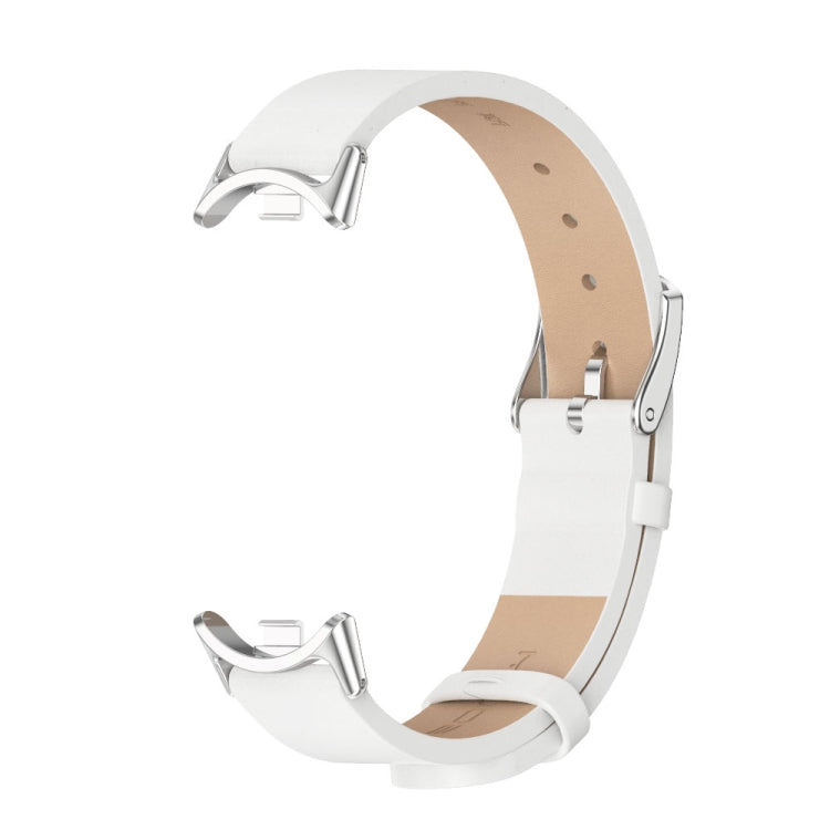 Mijobs Mikrofasern-PU-Lederarmband für Xiaomi Smart Band 10 / 9 / 8