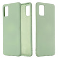 Solid Color Liquid Silicone Shockproof Full Coverage Protective Case, For Samsung Galaxy A51 5G