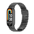 Mijobs Bambus-Gliederkette Edelstahl-Armband, für Xiaomi Smart Band 10 / 9 / 8