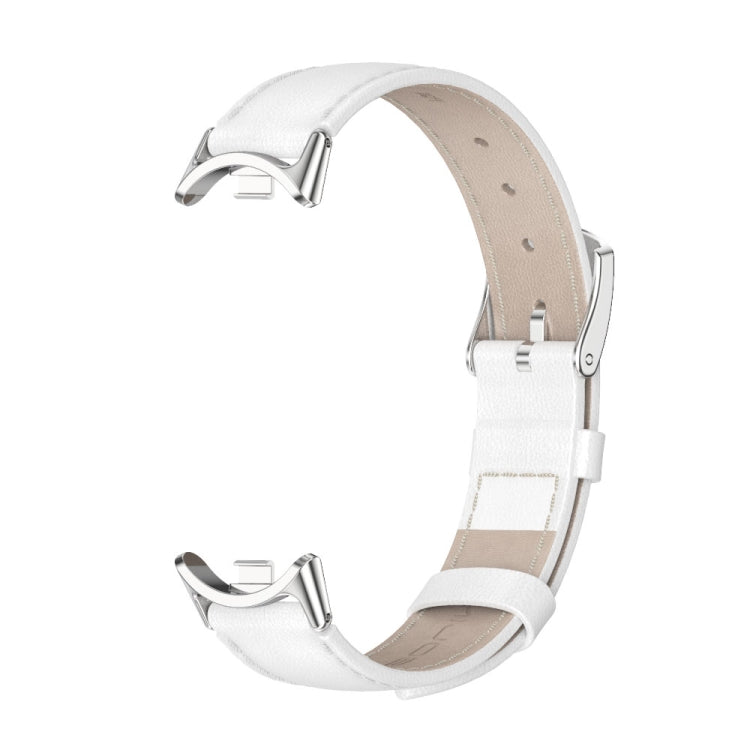 Mijobs Echtleder-Uhrenarmband, für Xiaomi Smart Band 10 / 9 / 8