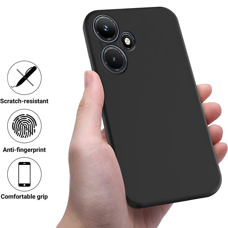 Pure Color Liquid Silicone Shockproof Phone Case, For Infinix Hot 30, For Infinix Hot 30 5G, For Infinix Hot 30i, For Infinix Hot 30 Play